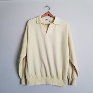 Vintage 80s PING Cotton Golf Sweater, Made in Hong Kong, Adult Medium Size
